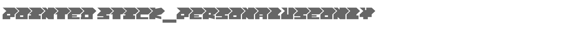 Pointed Stick Pointed Stick_PersonalUseOnly.ttf font preview